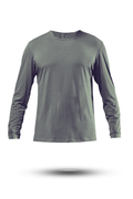 Men's Terra Recovery Field Shirt by Hot Trend Vault in stone gray, long sleeve crewneck, casual outdoor style.