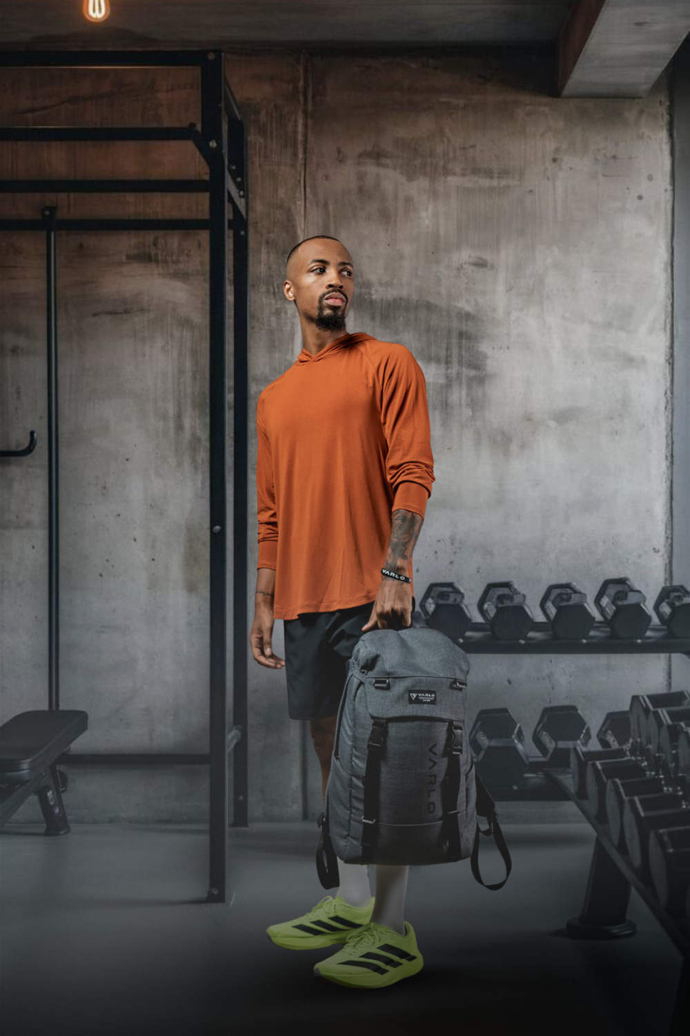 Men's Terra Recovery Element hoodie shirt in Sunfire Clay from Hot Trend Vault, featuring a comfortable, casual hoodie design.