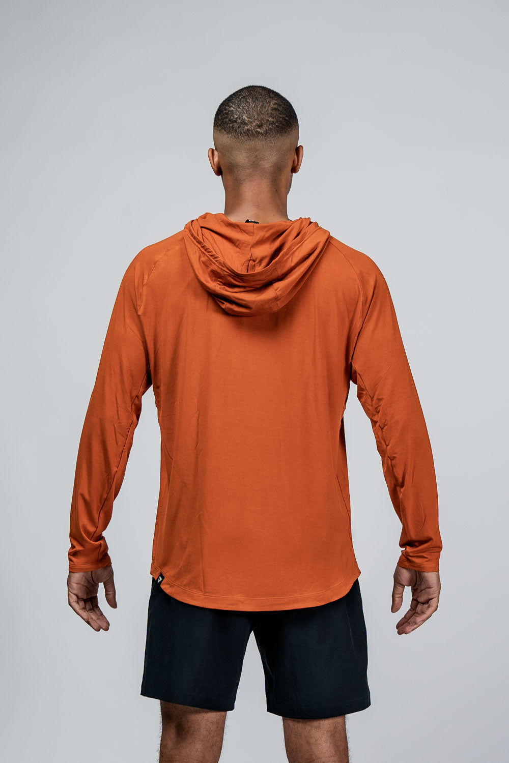 Men's Terra Recovery Element Hoodie Shirt in Sunfire Clay by Hot Trend Vault, featuring a stylish olive clay hoodie design.
