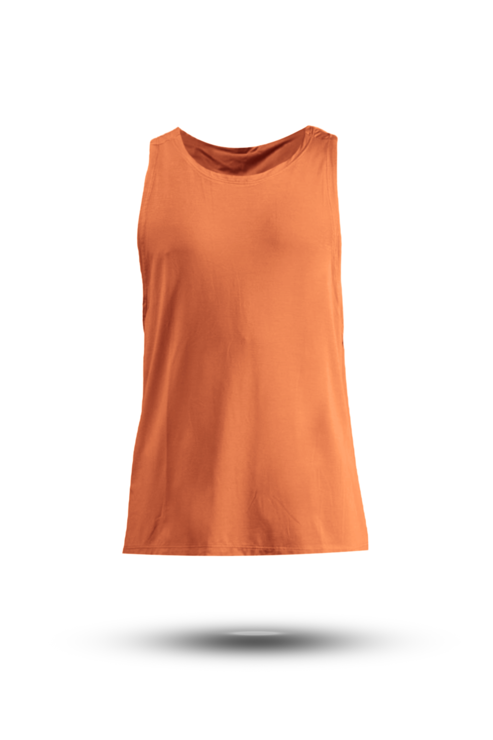Men's Terra Recovery Tank Top in Sunfire Clay by Hot Trend Vault, featuring a comfortable fit for everyday movement and recovery.