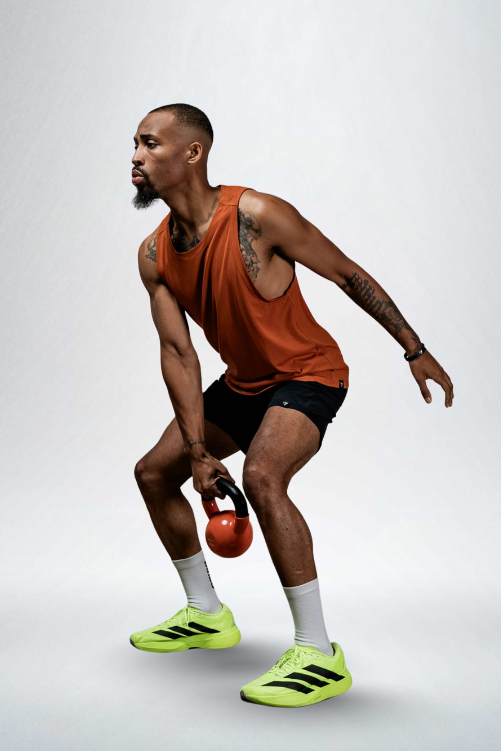 Men's Terra Recovery Tank Top in Sunfire Clay by Hot Trend Vault, featuring a comfortable fit for everyday movement and recovery.