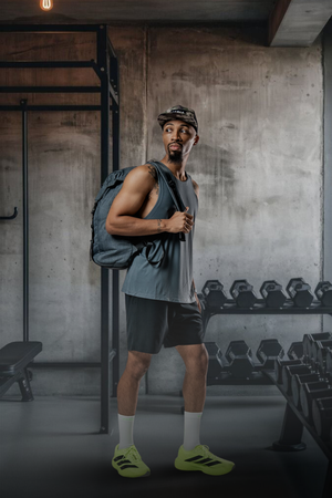 Men's ash gray Terra Recovery tank top by Hot Trend Vault, designed for comfortable everyday movement.
