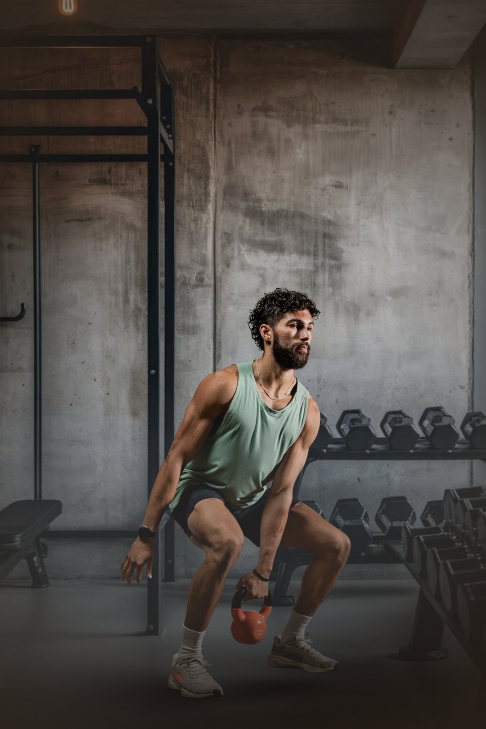 Men's olive green Terra Recovery Tank top by Hot Trend Vault, lightweight and ideal for everyday movement and casual wear.