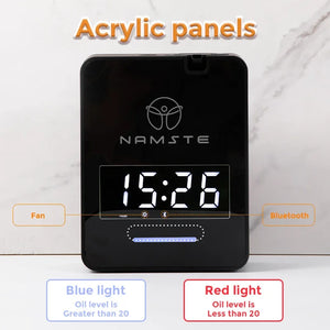 Namste LuxPerfume aroma diffuser by Hot Trend Vault with built-in Bluetooth fan, 300ml air freshener for home HVAC, sleek design