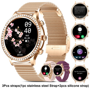 Smart Watches[Calls/Answer], Smartwatch for Android ＆ iPhone Compatible with 100+ Sport Modes/1.32" Touchscreen/200+ Watch Faces