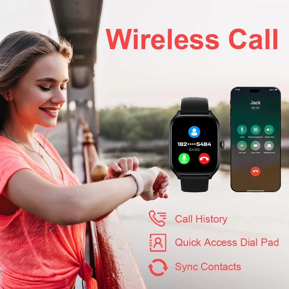 Hot Trend Vault KESHUYOU H9 Pro Max smartwatch with 2.01-inch HD display, Bluetooth calls, message alerts, and sports mode.