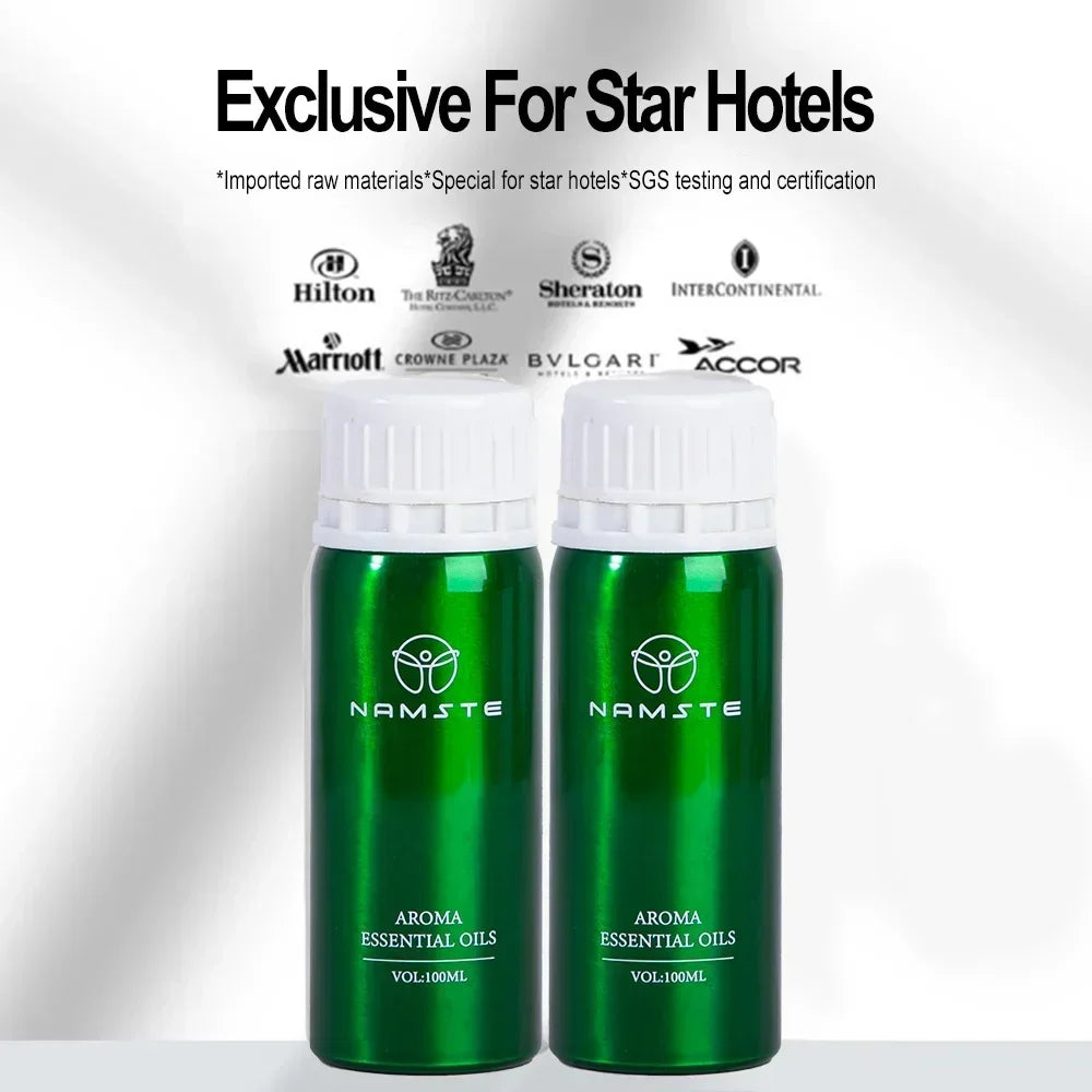 Hot Trend Vault Namste 100ml pure plant essential oil air freshener bottle, ideal for hotels and homes, with natural plant aroma.