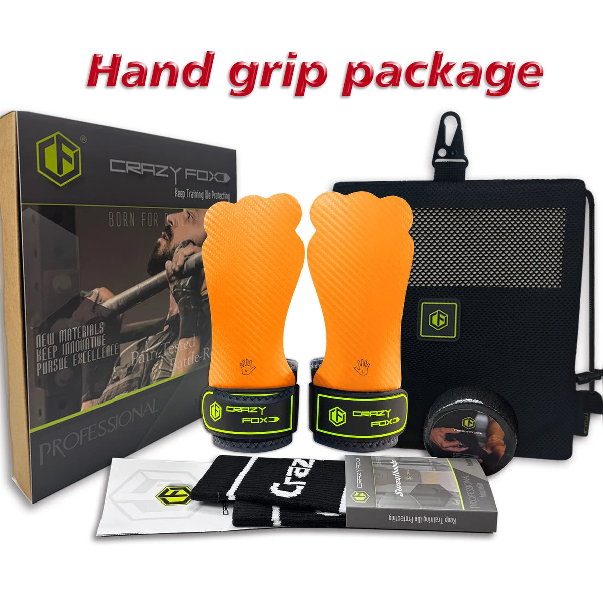 Men's Frog Rubber Gym WOD Grip Non-Slip Training Gloves by CrazyFox for activewear, featuring durable rubber grip for weightlifting and workouts.