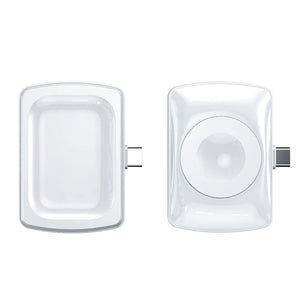 2 in 1 Magnetic Wireless Charger USB C Wireless Watch Charger Stand Fast Charging Dock Station Stand for Apple Watch Series 1-10