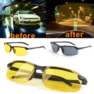 3pcs/set Fashion Night Vision Glasses Women Men Outdoor Sports Driver Anti-Glare For Night Driving Can With Prescription Glasses
