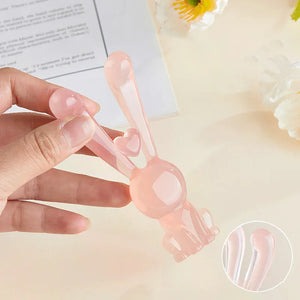 Facial Tools Massage Plate Rabbit Shape Face Lifting Guasha Scraping Massage Reduce Puffiness Nose Lifting Nose Guasha Care