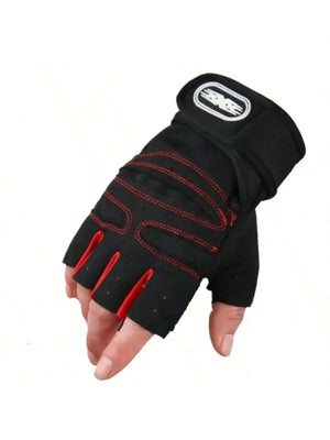 Gym Gloves for Fitness Weight Lifting Wristband Gloves Body Building Training Sports Exercise Cycling Glove