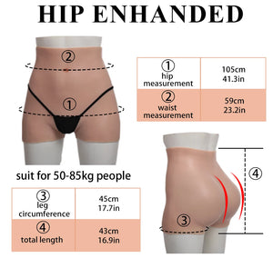 Silicone hip enhancer panties from Hot Trend Vault designed for drag queens and crossdressers to create a lifted, curvy buttock look.