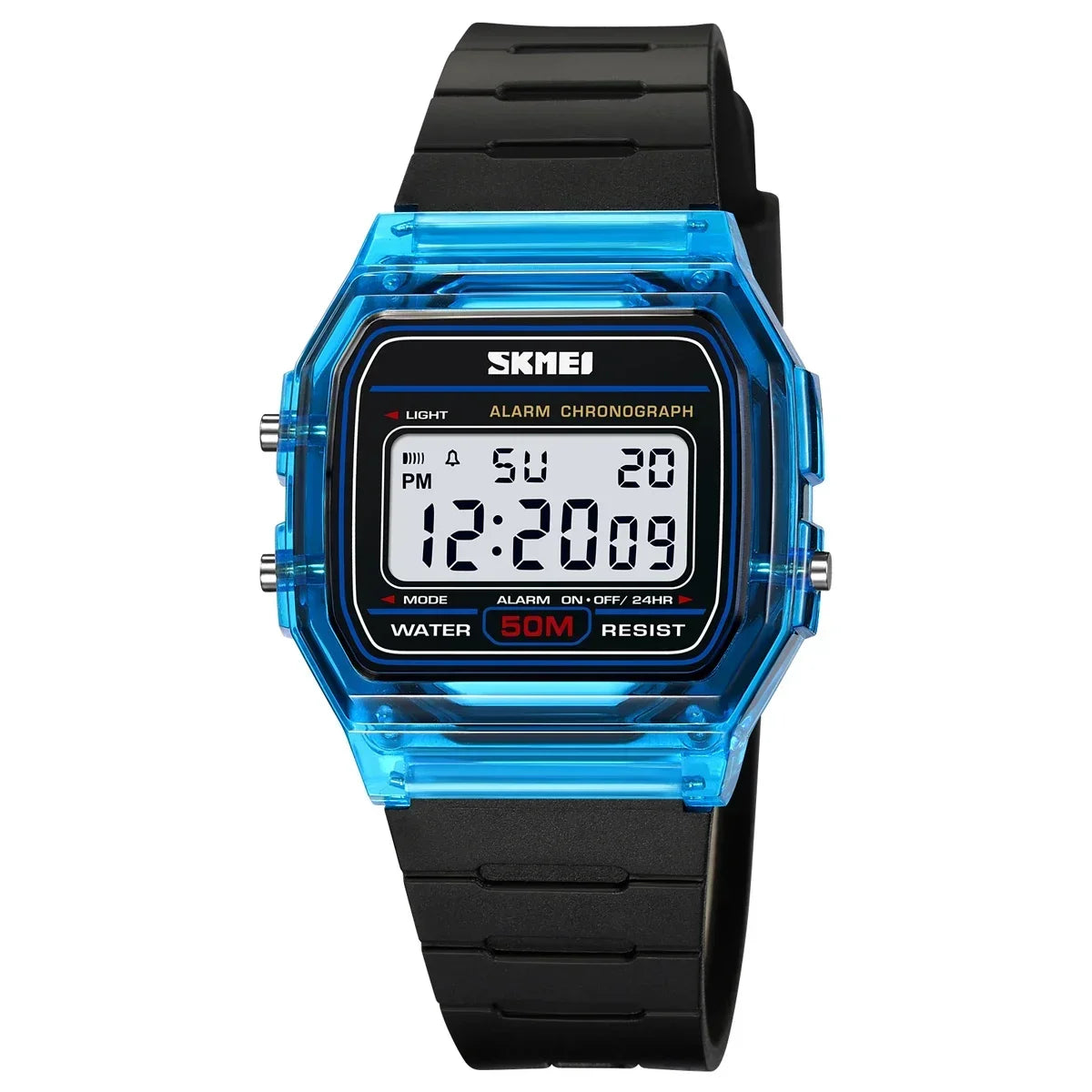 Hot Trend Vault SKMEI 2056 waterproof unisex digital countdown watch showing digital display and date feature.
