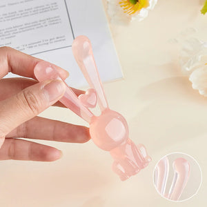 Facial Tools Massage Plate Rabbit Shape Face Lifting Guasha Scraping Massage Reduce Puffiness Nose Lifting Nose Guasha Care
