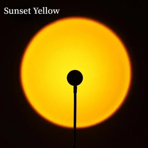 Hot Trend Vault USB sunset lamp with rainbow neon design, perfect for photography and bedroom decor, versatile RGB mood lighting.