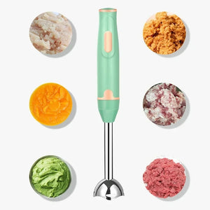 HOMEFISH Immersion Hand Stick Blender Electric Food Vegetable Grinder Handheld Stick Mixer for Smoothies Sauces