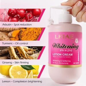 Hot Trend Vault AILKE Vitamin C Whitening Lotion for all skin types, brightening and hydrating skin with a smooth texture.