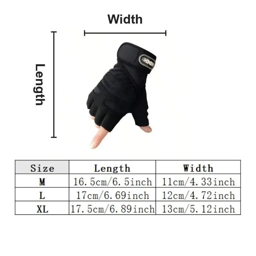 Gym Gloves for Fitness Weight Lifting Wristband Gloves Body Building Training Sports Exercise Cycling Glove
