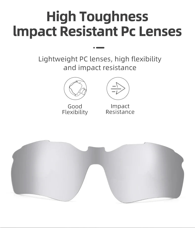 ROCKBROS Cycling Photochromic Glasses UV400 Protection Sunglasses Lightweight Bicycle Glasses Men Women Outdoor Sports Glasses