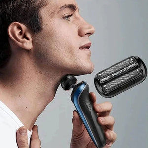 Dutrieux Premium Braun Series 5 men's replacement shaver head with multiple foil blades for a close shave.