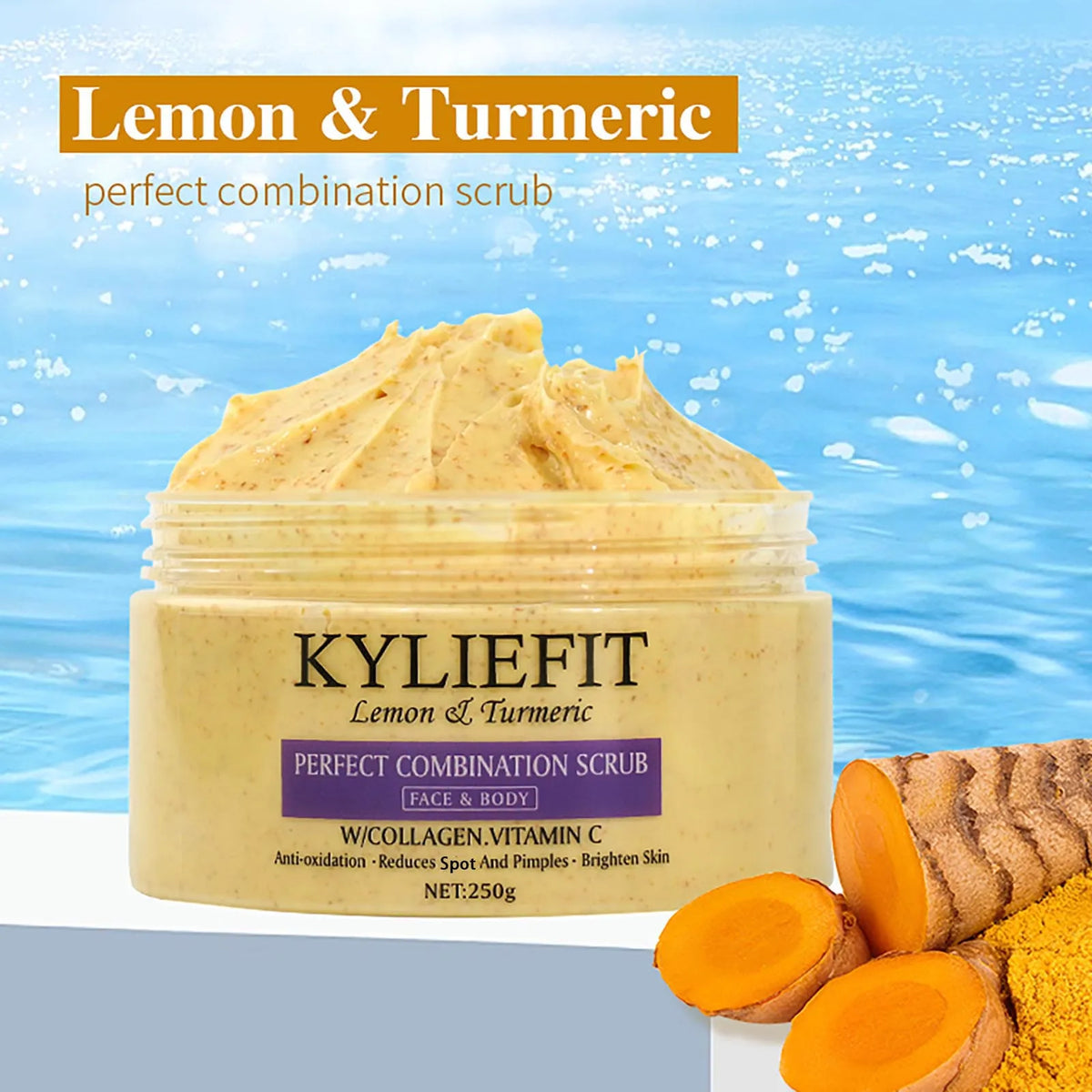 Hot Trend Vault Ailke Turmeric Whitening Skin Care Set for unisex, featuring brightening creams and serums for radiant skin.