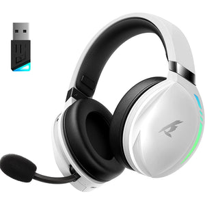 Kofire UG-06 Gaming Headset Low Latency 2.4G Bluetooth Wireless Headphones with Mic RGB Gradient Light Wired for PC PS5 Switch