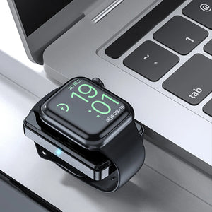 2 in 1 Magnetic Wireless Charger USB C Wireless Watch Charger Stand Fast Charging Dock Station Stand for Apple Watch Series 1-10