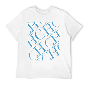 CHCH Men T-Shirt  Men Summer Cotton Tops Short Sleeved Fashion Tshirts O-neck Men Clothing Plus Size Tees