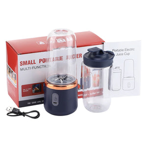 Hot Trend Vault Flaremore electric juicer cup with two portable travel cups, USB charging, and automatic pulp ejection.