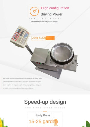 S9S Oil Press Stainless Steel Automatic Cold Press Oil Press Coconut Peanut Kernel Oil Press 110V/220V 1500W (Max)