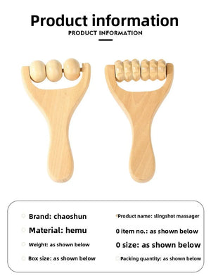 Wooden Face Massage Tools Set Kit Face Sculpting Tool Skin Care Facial Massager Cupping Contouring Facial Roller