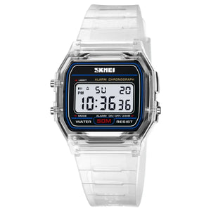 SKMEI 2056 waterproof unisex digital countdown watch with date display, designed for men and women, by Hot Trend Vault.