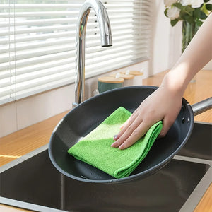 5/10/20 Microfiber Cleaning Cloth - Super absorbent and quick-drying，Kitchen、Bathroom、Car、Furniture without Traces - Durable and