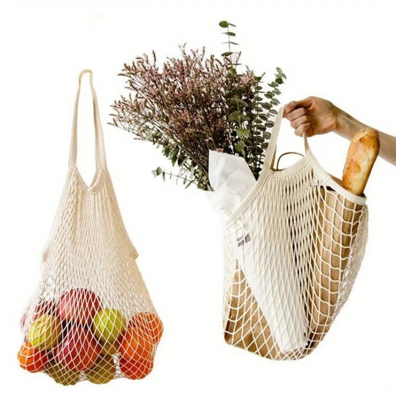Hot Trend Vault reusable mesh grocery bags, washable eco-friendly shopping bags with breathable mesh design, ideal for eco-conscious shoppers.