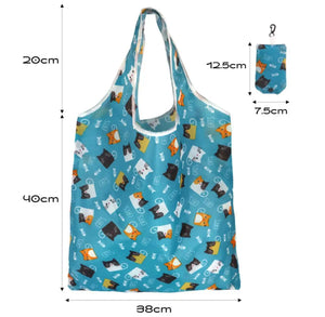 Foldable reusable grocery bag by Hot Trend Vault, eco-friendly tote with handles, designed for shopping and everyday use.