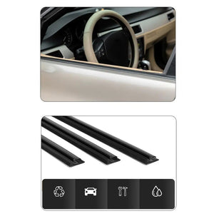 Car Side Window Wiper Driver Side Glass Cleaning Tool Rubber Truck Glass Cleaner Water Mist Removal Tool For Rainy And Foggy Day