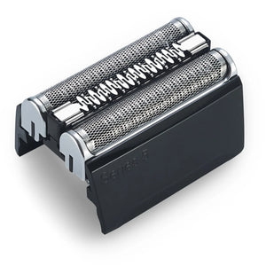 Braun Series 5 Dutrieux Premium men's replacement shaver head with multiple cutting elements, designed for close, comfortable shaves.