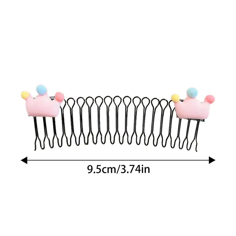 Hot Trend Vault flower crown hair comb clips for bun styling, strong hold hairpins for women and girls with floral design.