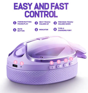 Picun G1 2.4GHz Gaming Wireless Headset 3D Surround Sound Spatial Audio ENC HD Mic Headphones for Gamer Lightweight PS5 PC Phone