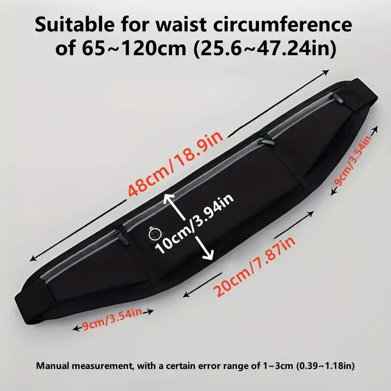 Waist Bag Marathon Running Outdoor Riding Fitness Waterproof Phone Cycling Bag Sports Male Female Waist Bags Sports Accessories