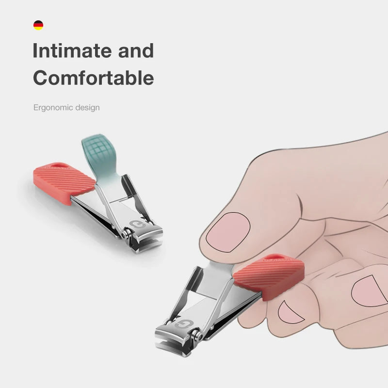 MR.GREEN Compact Nail Clippers Foldable Nail Cutters Manicure Tools Portable Fingernail Clipper With Key Chain Nail Scissors