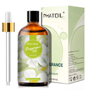 Hot Trend Vault Phatoil Fragrance Oils 100ml for diffusers and candles, showcasing bottles with pure scented oils for DIY crafts.