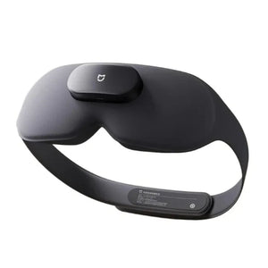 Black MIJIA Smart Massage Eye Mask with vibration for home relaxation, featuring a comfortable blackout design.