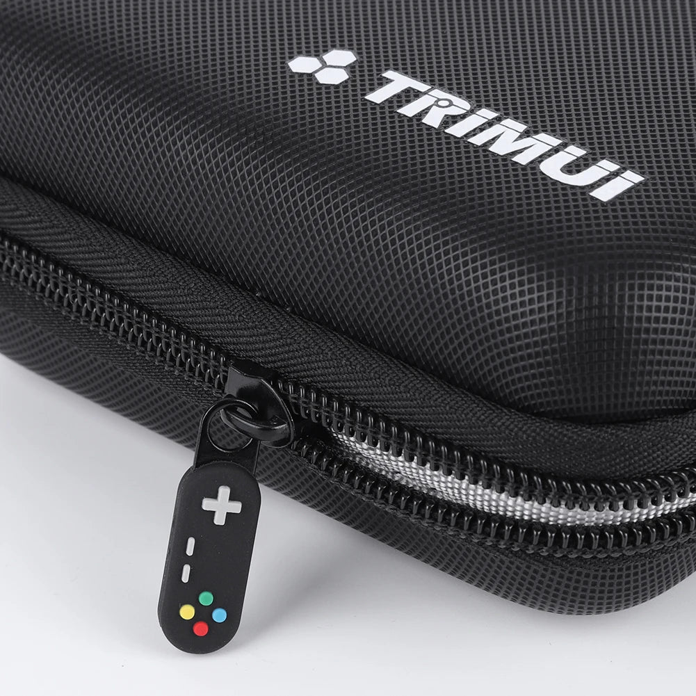 Hot Trend Vault JOCESTYLE Trimui Brick hard carrying case with shockproof design and tempered glass screen protector for handheld gamers.