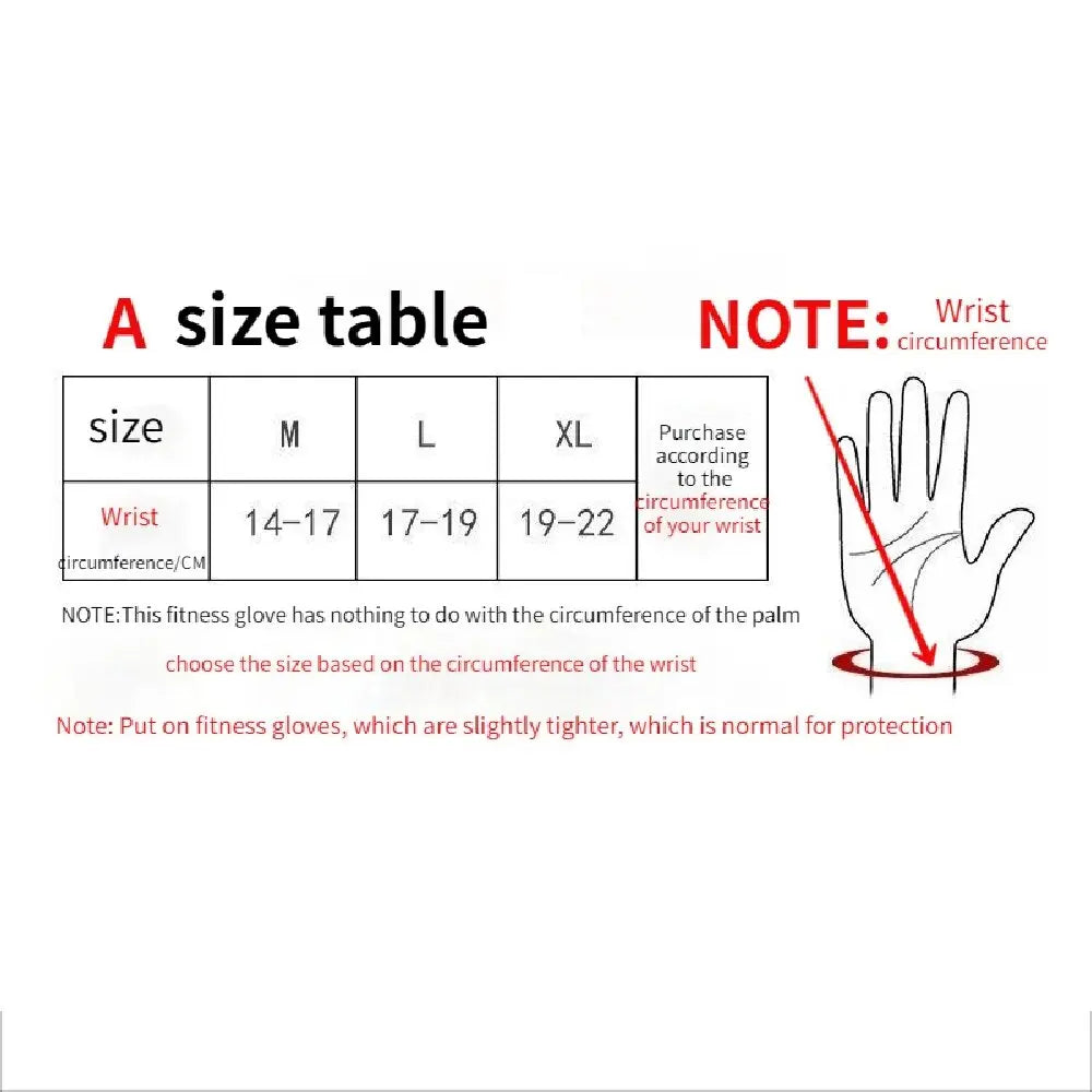 Half Finger Weight Training Gloves for Men Women Fitness Sports Wrist Palm Protector Gloves Anti-slip Gym Cycling Gloves Black