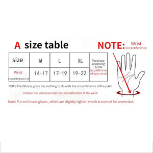 Half Finger Weight Training Gloves for Men Women Fitness Sports Wrist Palm Protector Gloves Anti-slip Gym Cycling Gloves Black