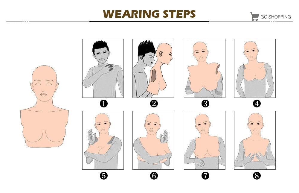 Silicone Female Mask Headgear Hoods pretty girl face mask spoof props for Cosplay Crossdresser women men transgender