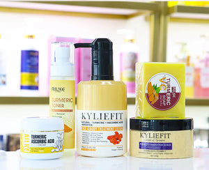 AILKE Turmeric skin care product for acne, lightening, and pore refining, suitable for unisex use, by Hot Trend Vault.