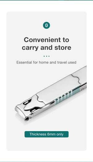 MR.GREEN Ultra-Thin Nail Clippers Collapsible Portable Travel Fingernail Nail Scissors Cutter Stainless Steel Manicure Tools